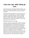 Gian nan cuộc chiến chống lại virut