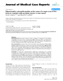 Báo cáo y học: "  Hypertrophic osteoarthropathy as the cause of a super scan of the bone in a patient with prostate cancer: a case report"