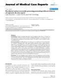 Báo cáo y học: " Accidental carbon monoxide poisoning presenting without a history of exposure: A case report"