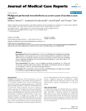 Báo cáo y học: "  Malignant peritoneal mesothelioma as a rare cause of ascites: a case report"