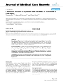 Báo cáo y học: " Cholestatic hepatitis as a possible new side-effect of oxycodone: a case report"