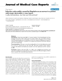 Báo cáo y học: " Infective endocarditis caused by Staphylococcus aureus in a patient with atopic dermatitis: a case report"