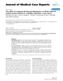 Báo cáo y học: "The effect of voluntary fasting and dehydration on flicker-induced retinal vascular dilation in a healthy individual: a case report"