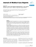 Báo cáo y học: " Diabetic control and atypical antipsychotics: a case report"
