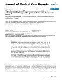 Báo cáo y học: " Gigantic retroperitoneal hematoma as a complication of anticoagulation therapy with heparin in therapeutic doses: a case report"