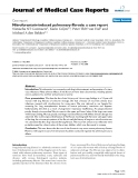 Báo cáo y học: " Nitrofurantoin-induced pulmonary fibrosis: a case report"