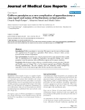 Báo cáo y học: "  Coliform pyosalpinx as a rare complication of appendicectomy: a case report and review of the literature on best practice"