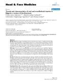 báo cáo khoa học:"  Trends and characteristics of oral and maxillofacial injuries in Nigeria: a review of the literature"