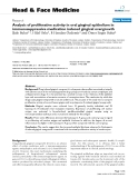 báo cáo khoa học:"  Analysis of proliferative activity in oral gingival epithelium in immunosuppressive medication induced gingival overgrowth"