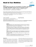 báo cáo khoa học:" Salivary flow rate, pH, and concentrations of calcium, phosphate, and sIgA in Brazilian pregnant and non-pregnant women"