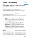 báo cáo khoa học:" Nonmicrosurgical reconstruction of the auricle after traumatic amputation due to human bite"