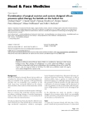 báo cáo khoa học:" Combination of surgical excision and custom designed silicon pressure splint therapy for keloids on the helical rim"