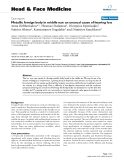 báo cáo khoa học:" Metallic foreign body in middle ear: an unusual cause of hearing loss"