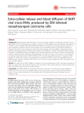 Báo cáo y học: "Extra-cellular release and blood diffusion of BART viral micro-RNAs produced by EBV-infected nasopharyngeal carcinoma cells"