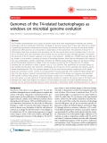 Báo cáo y học: "Genomes of the T4-related bacteriophages as windows on microbial genome evolution"