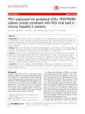 Báo cáo y học: "PD-1 expression on peripheral CD8+ TEM/TEMRA subsets closely correlated with HCV viral load in chronic hepatitis C patients"