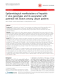 Báo cáo y học: "Epidemiological manifestations of hepatitis C virus genotypes and its association with potential risk factors among Libyan patients"