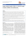 báo cáo khoa học:"  Health-related quality of life in a clinical sample of obese children and adolescents"