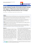 báo cáo khoa học:"  Health-Related Quality of Life after Ischemic Stroke: The Impact of Pharmaceutical Interventions on Drug Therapy (Pharmaceutical Care Concept)"