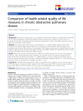 báo cáo khoa học:"Comparison of health-related quality of life measures in chronic obstructive pulmonary disease" 