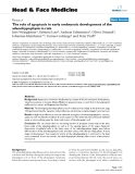 báo cáo khoa học:" The role of apoptosis in early embryonic development of the adenohypophysis in rats"