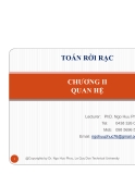 Toán rời rạc-Chương 2: Quan hệ