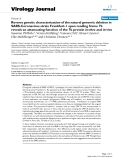 Báo cáo khoa học: " Reverse genetic characterization of the natural genomic deletion in SARS-Coronavirus strain Frankfurt-1 open reading frame 7b reveals an attenuating function of the 7b protein in-vitro and in-vivo"