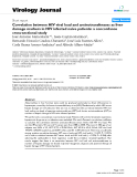 Báo cáo khoa học: " Correlation between HIV viral load and aminotransferases as liver damage markers in HIV infected naive patients: a concordance cross-sectional study"