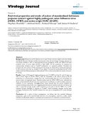 Báo cáo khoa học: "Anti-viral properties and mode of action of standardized Echinacea purpurea extract against highly pathogenic avian Influenza virus (H5N1, H7N7) and swine-origin H1N1 (S-OIV)"