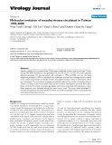 Báo cáo khoa học: "Molecular evolution of measles viruses circulated in Taiwan 1992-2008"