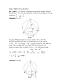Dạng 6: Hệ thức trong hình học
