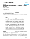 Báo cáo khoa học: " Towards a sane and rational approach to management of Influenza H1N1 2009"