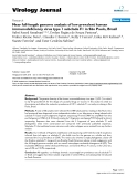 Báo cáo y học: "Near full-length genome analysis of low prevalent human immunodeficiency virus type 1 subclade F1 in São Paulo, Brazil"