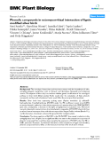 báo cáo khoa học: "  Phenolic compounds in ectomycorrhizal interaction of lignin modified silver birch"