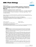 báo cáo khoa học: "  Characterization of microsatellites and gene contents from genome shotgun sequences of mungbean (Vigna radiata (L.) Wilczek)"