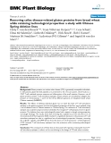 báo cáo khoa học: "  Removing celiac disease-related gluten proteins from bread wheat while retaining technological properties: a study with Chinese Spring deletion lines"