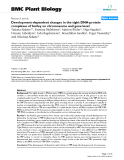 báo cáo khoa học: "  Development-dependent changes in the tight DNA-protein complexes of barley on chromosome and gene level"