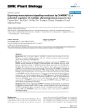 báo cáo khoa học: "  Exploring transcriptional signalling mediated by OsWRKY13, a potential regulator of multiple physiological processes in rice"