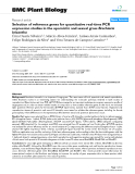 báo cáo khoa học: " Selection of reference genes for quantitative real-time PCR expression studies in the apomictic and sexual grass Brachiaria brizantha"