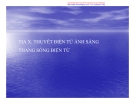 Tia X thuyết điện tử ánh sáng thang sóng điện từ