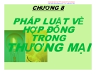 Chương 8: Pháp luật về hợp đồng trong thương mại