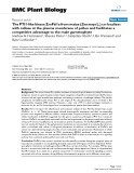 báo cáo khoa học: " The PTI1-like kinase ZmPti1a from maize (Zea mays L.) co-localizes with callose at the plasma membrane of pollen and facilitates a competitive advantage to the male gametophyte"