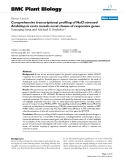 báo cáo khoa học: " Comprehensive transcriptional profiling of NaCl-stressed Arabidopsis roots reveals novel classes of responsive genes"