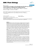 báo cáo khoa học: "  Transcriptome changes in the phenylpropanoid pathway of Glycine max in response to Pseudomonas syringae infection"