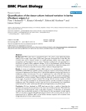 báo cáo khoa học: "  Quantification of the tissue-culture induced variation in barley (Hordeum vulgare L.)"