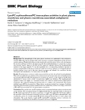 báo cáo khoa học: " LysoPC acyltransferase/PC transacylase activities in plant plasma membrane and plasma membrane-associated endoplasmic reticulum"