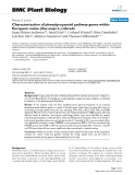 báo cáo khoa học: "  Characterization of phenylpropanoid pathway genes within European maize (Zea mays L.) inbreds"