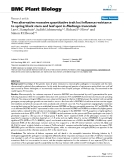 báo cáo khoa học: "  Two alternative recessive quantitative trait loci influence resistance to spring black stem and leaf spot in Medicago truncatula"