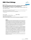 báo cáo khoa học: " Berry and phenology-related traits in grapevine (Vitis vinifera L.): From Quantitative Trait Loci to underlying genes"