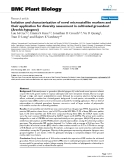 báo cáo khoa học: "  Isolation and characterization of novel microsatellite markers and their application for diversity assessment in cultivated groundnut (Arachis hypogaea)"